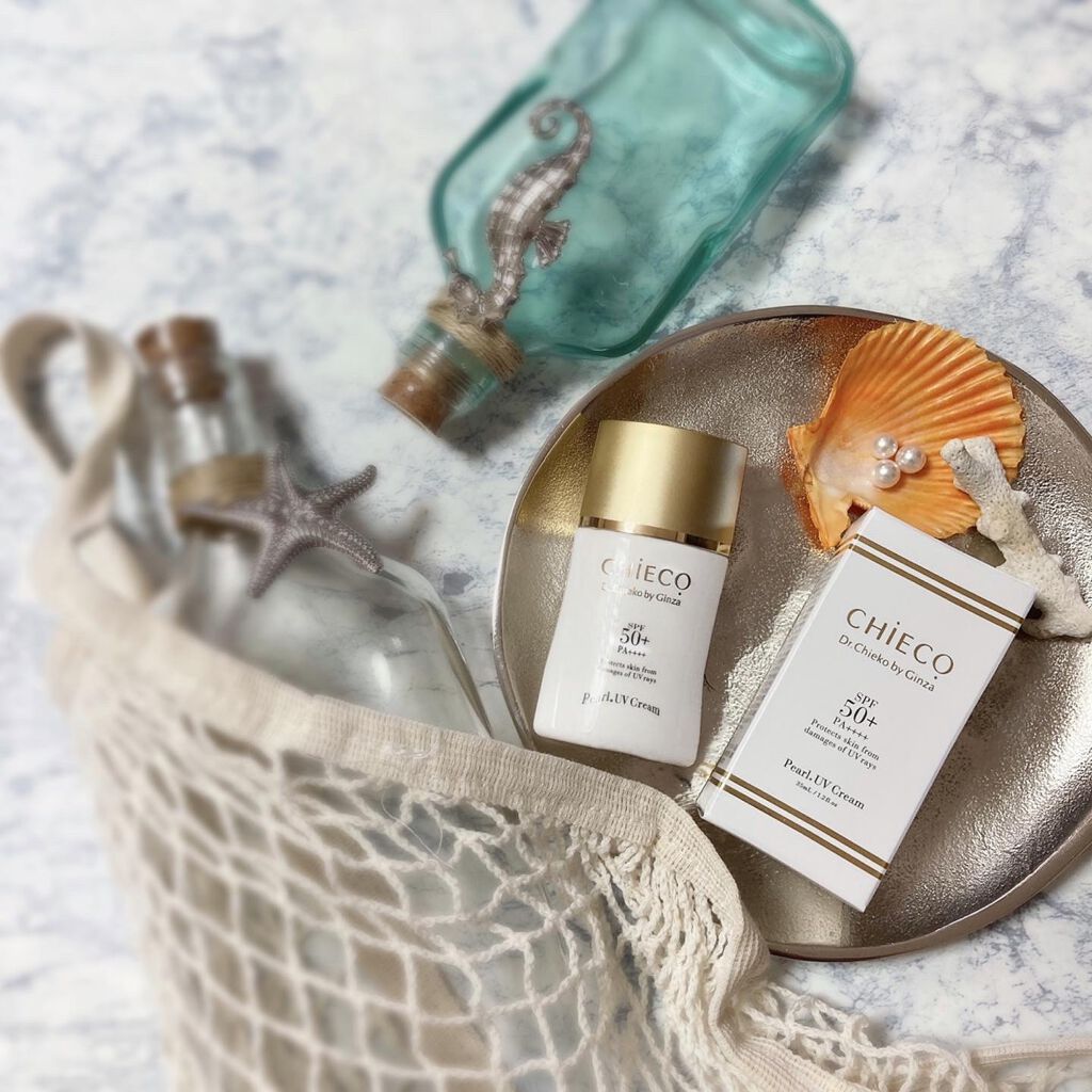 Rie_beauty on LIPS 「CHIECOUVクリームC アコヤ真珠3粒配合.毎日暑いですね..」(1枚目)