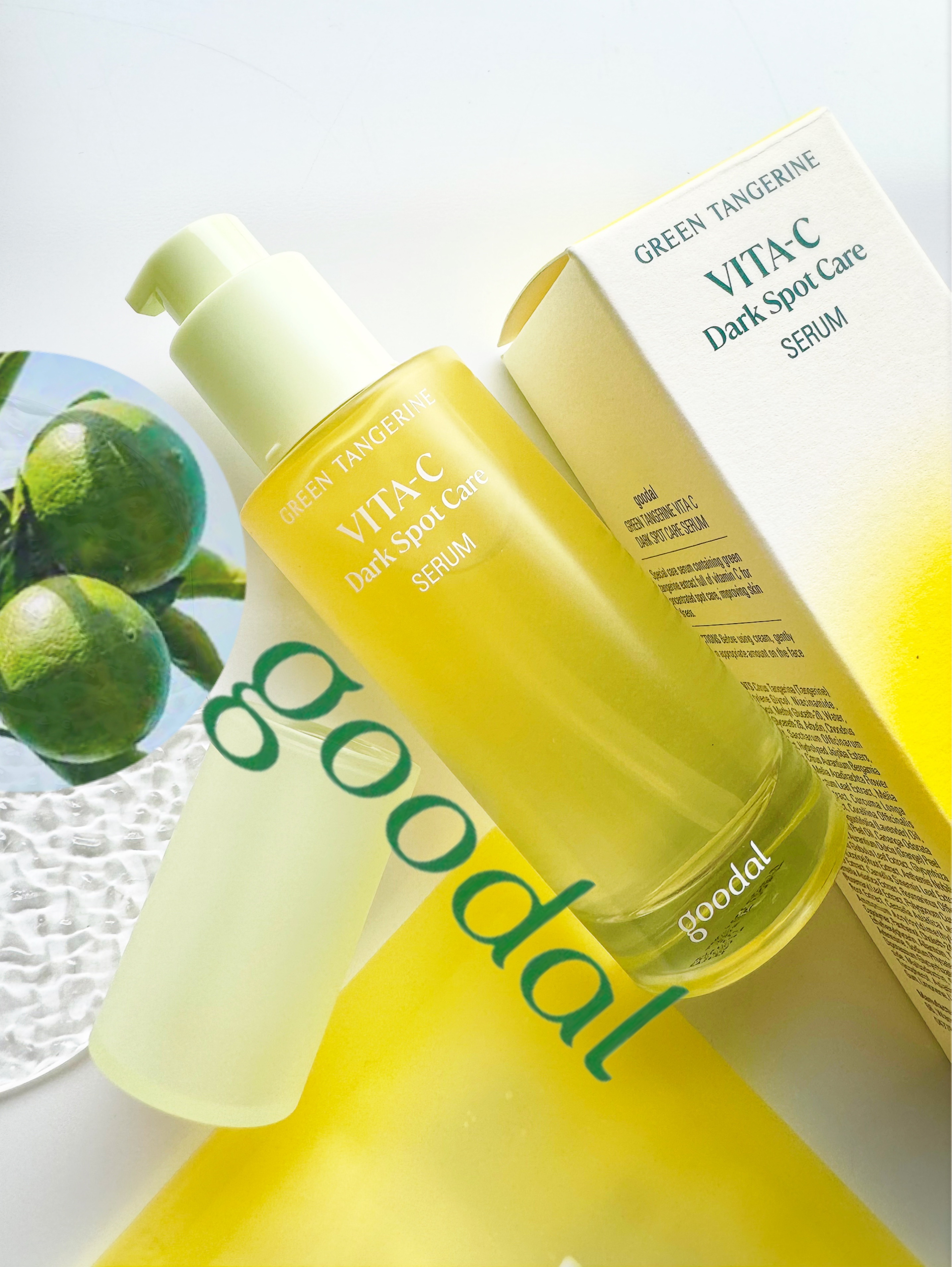 グリーンタンジェリン ビタC ダークスポットケアセラム/goodal/美容液を使ったクチコミ（1枚目）