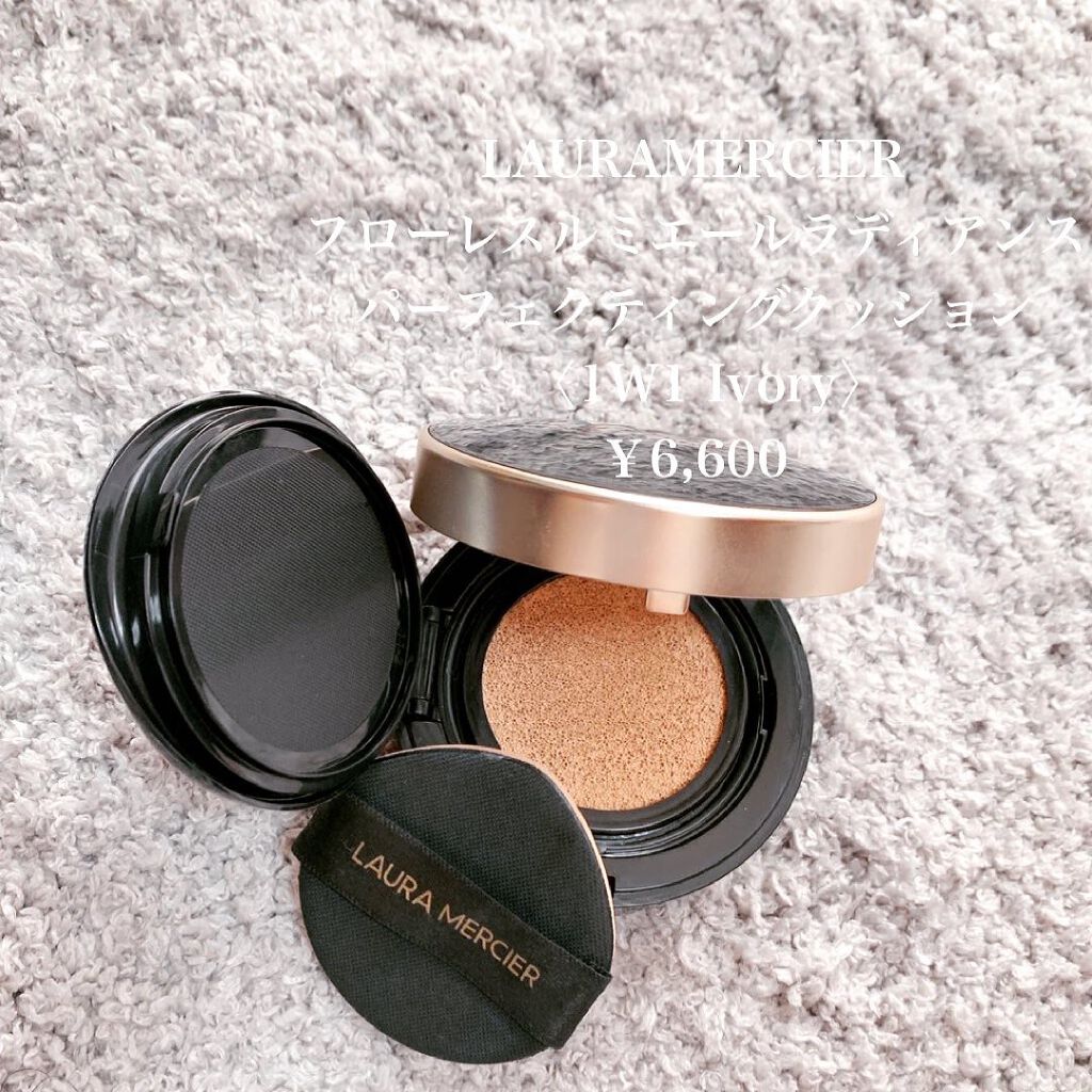 フローレス ルミエール ラディアンス パーフェクティング クッション/ローラ メルシエ/クッションファンデーションを使ったクチコミ（2枚目）