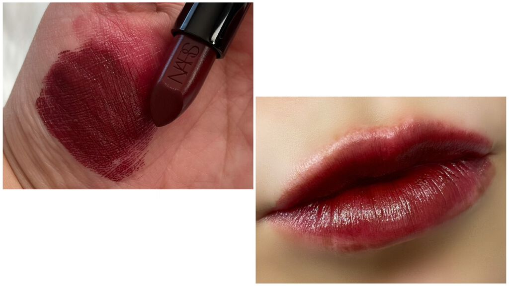 オーデイシャスリップスティック/NARS/口紅を使ったクチコミ(2枚目)
