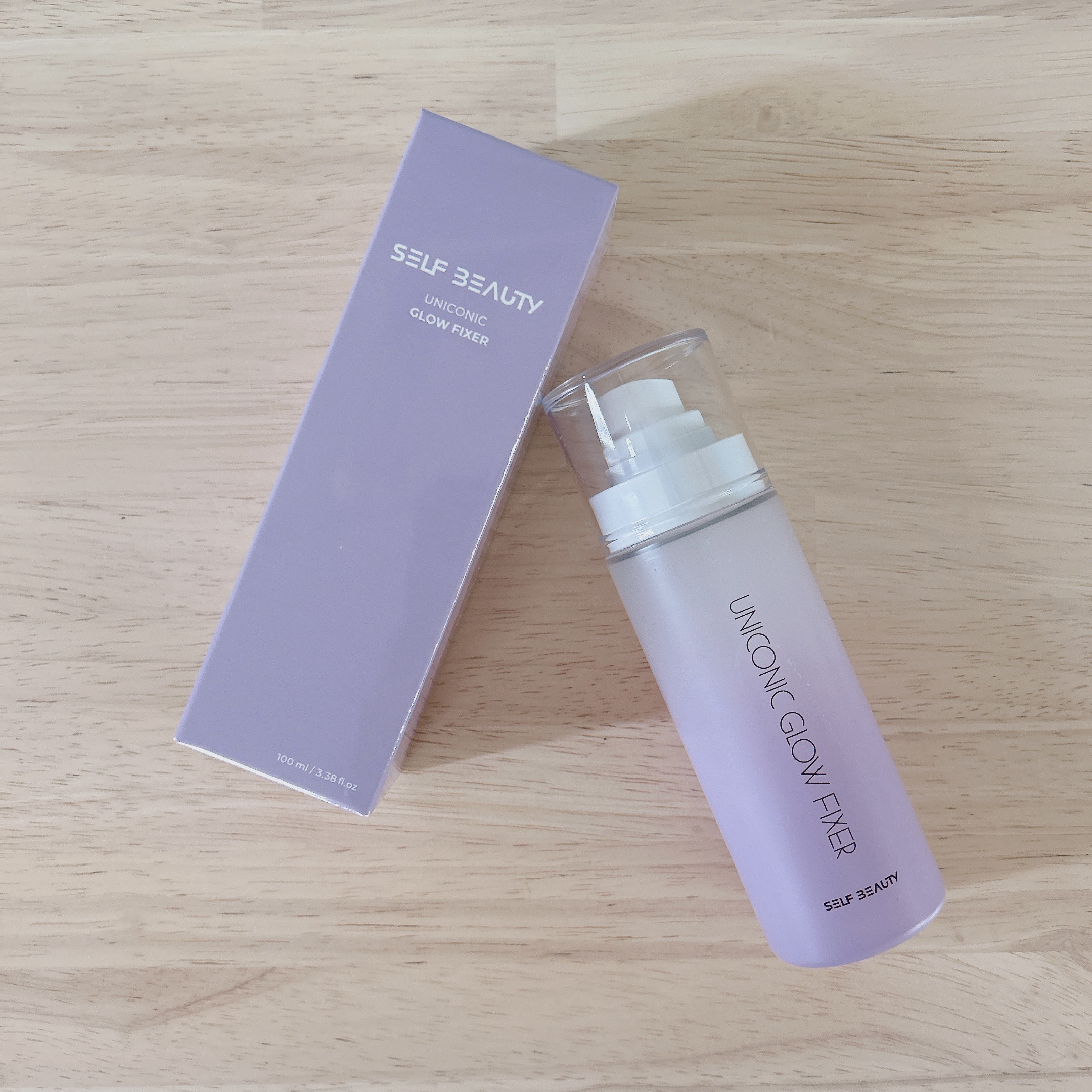 ユニコーン メイクアップグローフィックスミスト/SELF BEAUTY/フィックスミストを使ったクチコミ（1枚目）