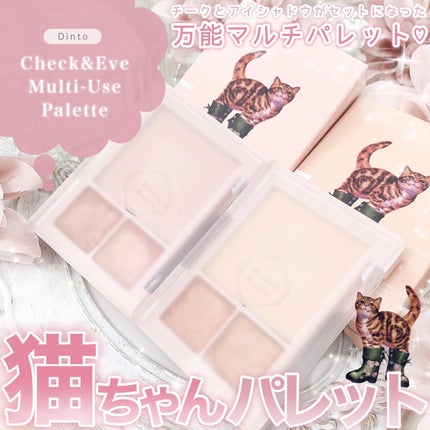(ルシャブートコレクション)チーク&アイ マルチユーズ パレット/Dinto/パウダーチークを使ったクチコミ(1枚目)