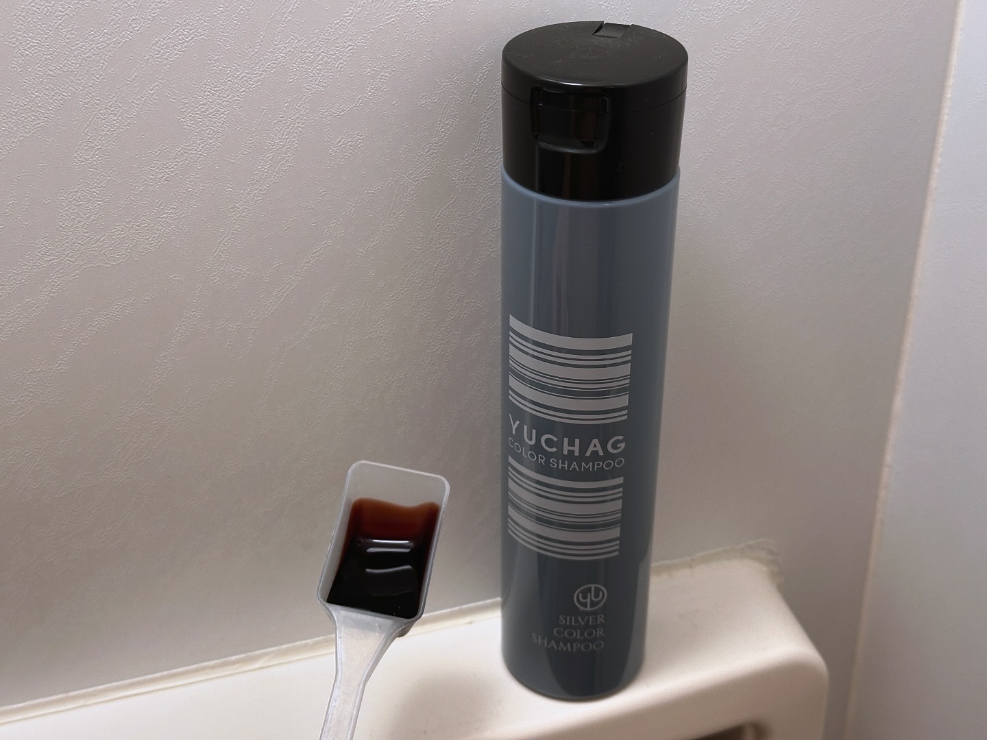 ユチャ　カラーシャンプー/カラートリートメント セット（シルバー）/YUCHAG/市販シャンプーを使ったクチコミ（2枚目）