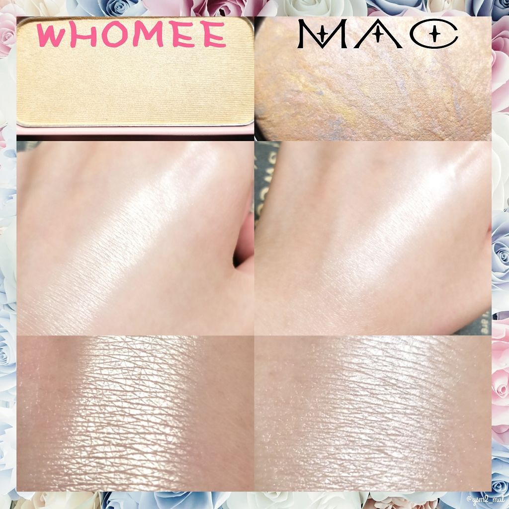ハイライトパウダー/WHOMEE/パウダーハイライトを使ったクチコミ(2枚目)