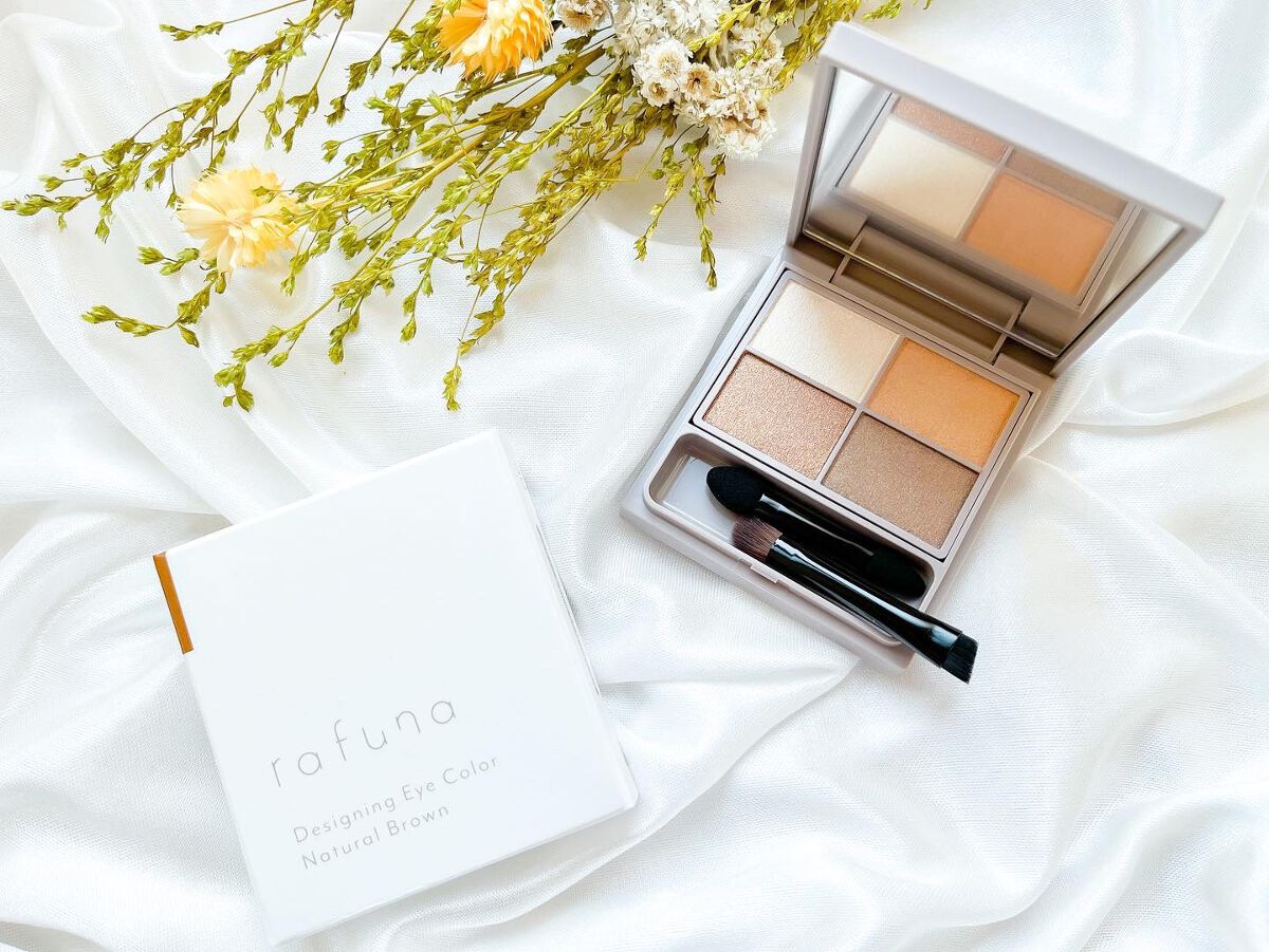 デザイニングアイカラー/rafuna/アイシャドウパレットを使ったクチコミ（2枚目）