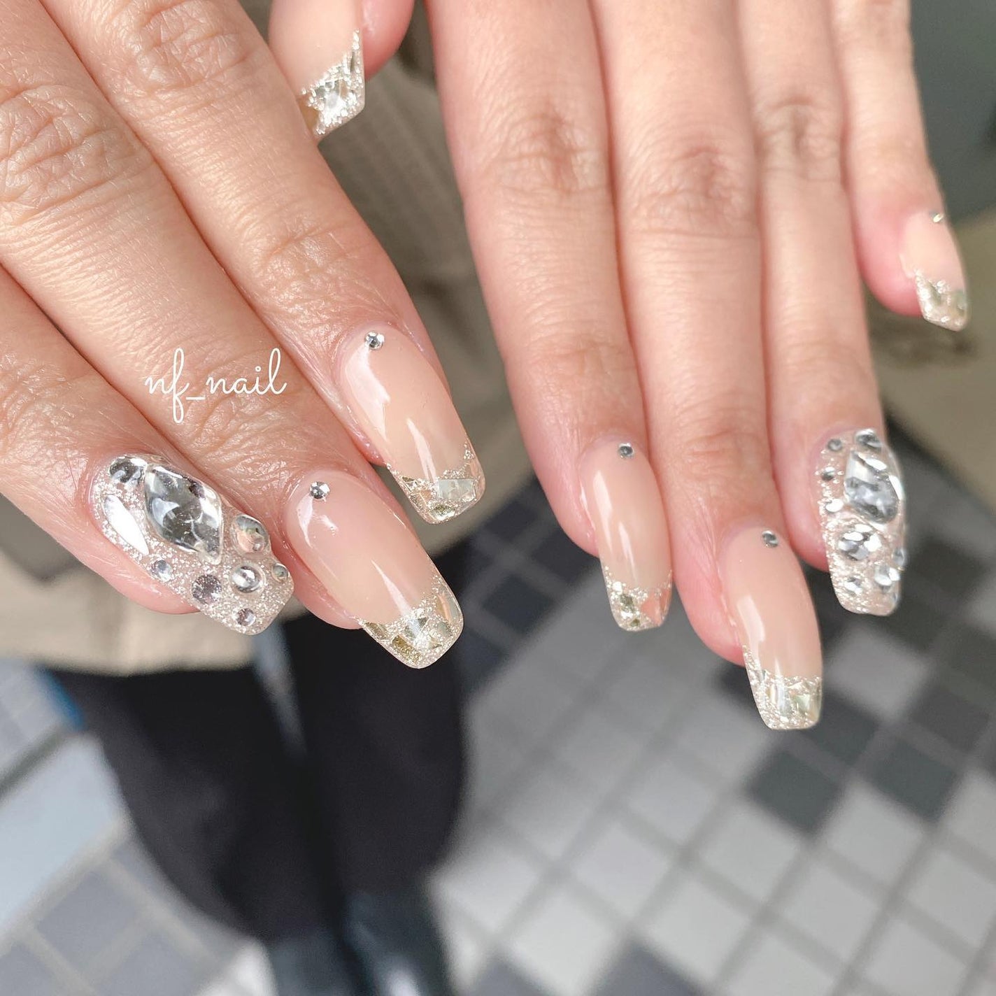 Natsumi◎nailist on LIPS 「.持ち込み¥9,980.#ネイル#ネイルデザイン#ネイルア..」(1枚目)