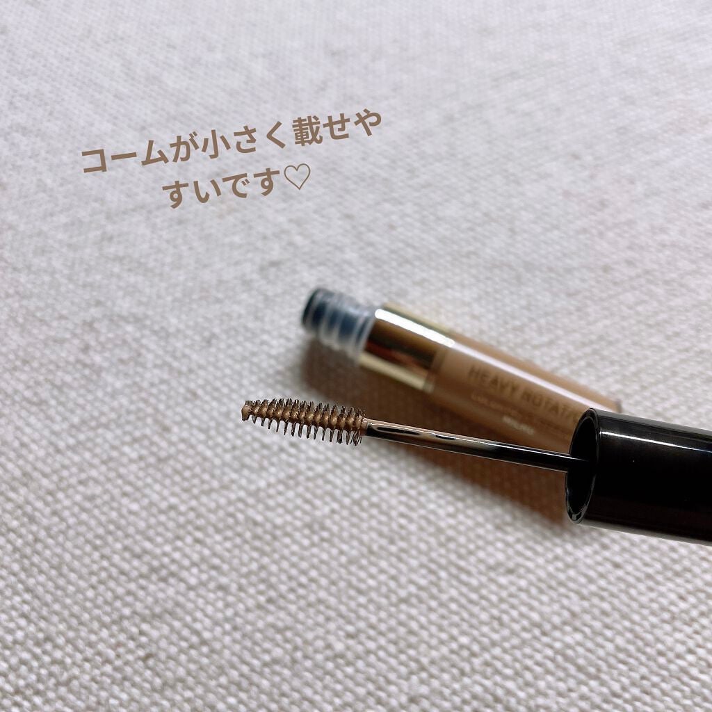 カラーリングアイブロウ マイクロ/ヘビーローテーション/眉マスカラを使ったクチコミ(2枚目)