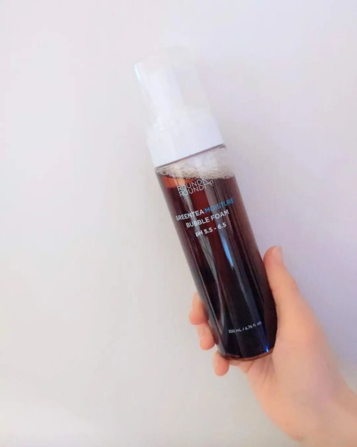 グリーンティーモイスチャーバブルフォーム/ラウンドアラウンド/泡洗顔を使ったクチコミ（2枚目）