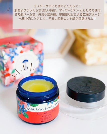 ワイルドローズビューティバーム/ニールズヤード レメディーズ/フェイスバームを使ったクチコミ(6枚目)