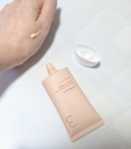 3番 ノーファンデ陶器肌トーンアップクリーム/numbuzin/化粧下地を使ったクチコミ(3枚目)