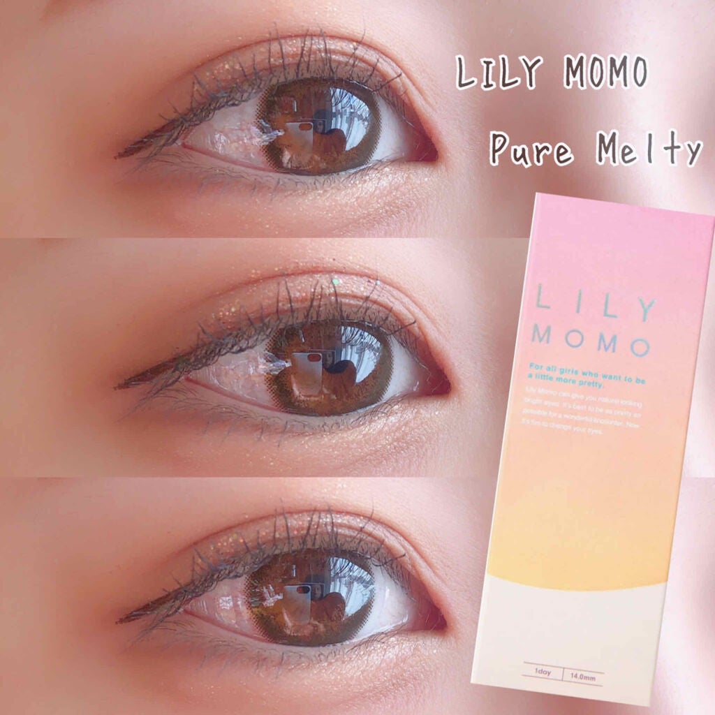 LILY MOMO/LILY ANNA/カラーコンタクトレンズを使ったクチコミ(1枚目)