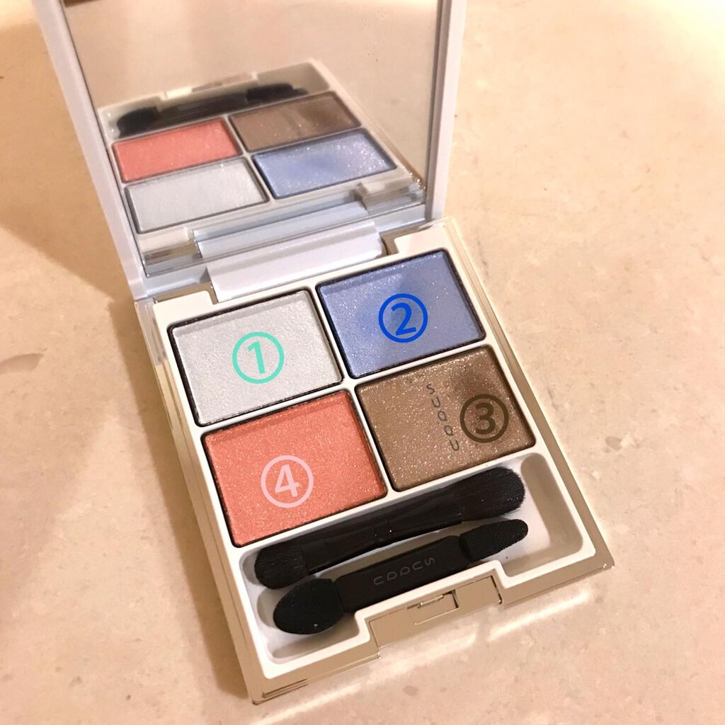 デザイニング カラー アイズ/SUQQU/アイシャドウパレットを使ったクチコミ（2枚目）