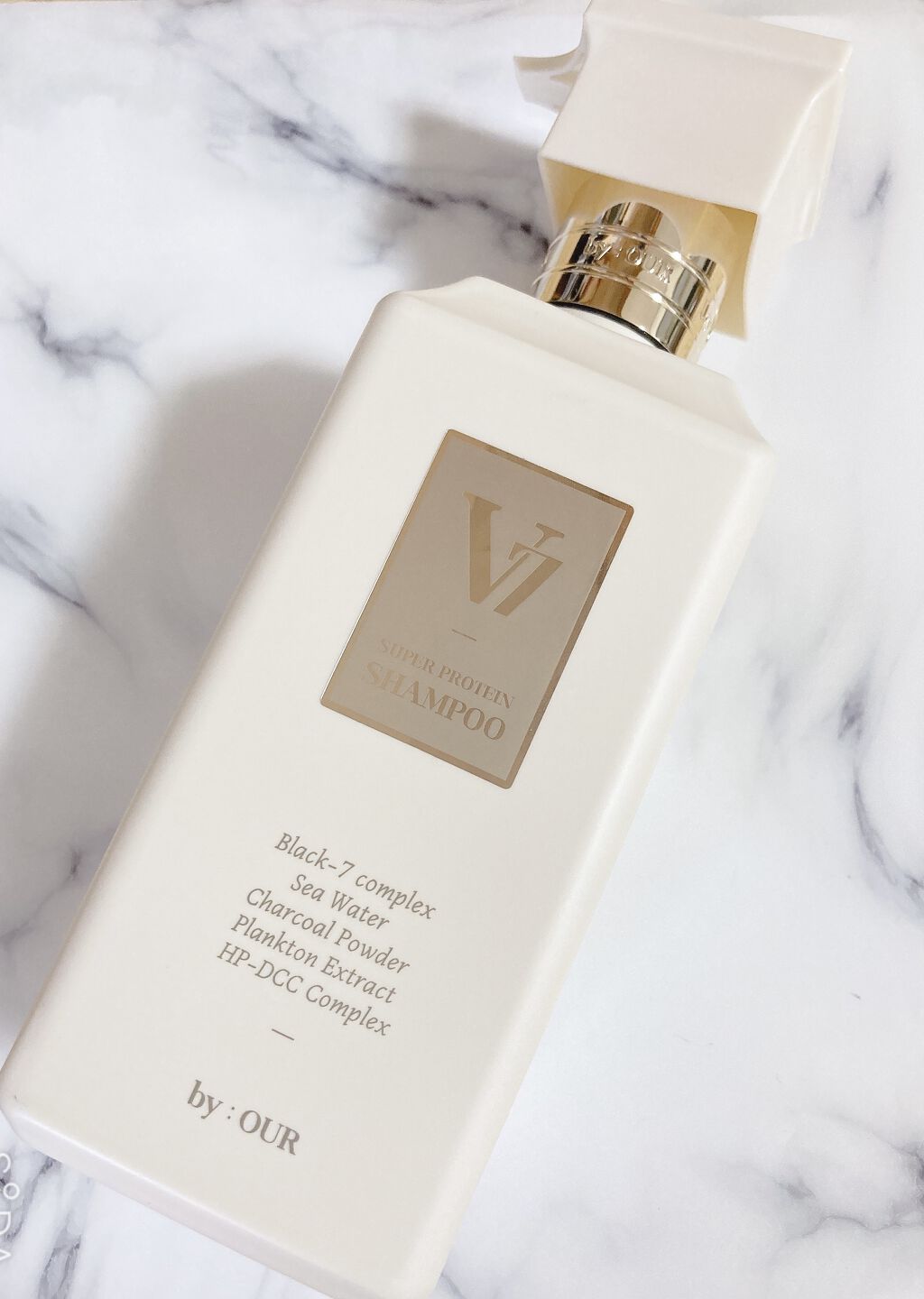 V7 スーパープロテイン シャンプー 500ml/by : OUR/サロンシャンプーを使ったクチコミ（1枚目）