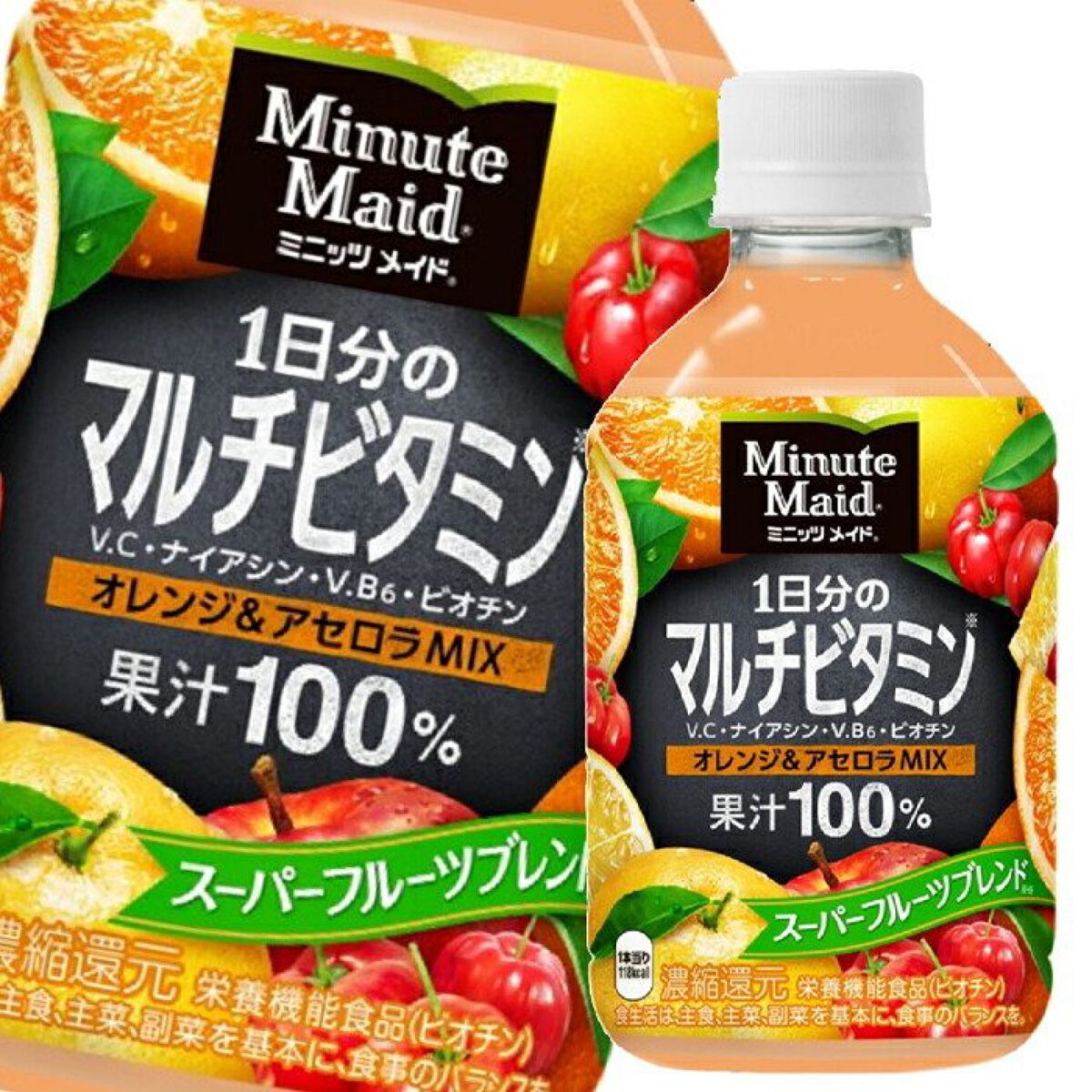 1日分のマルチビタミン 280mlPET 日本コカ・コーラ