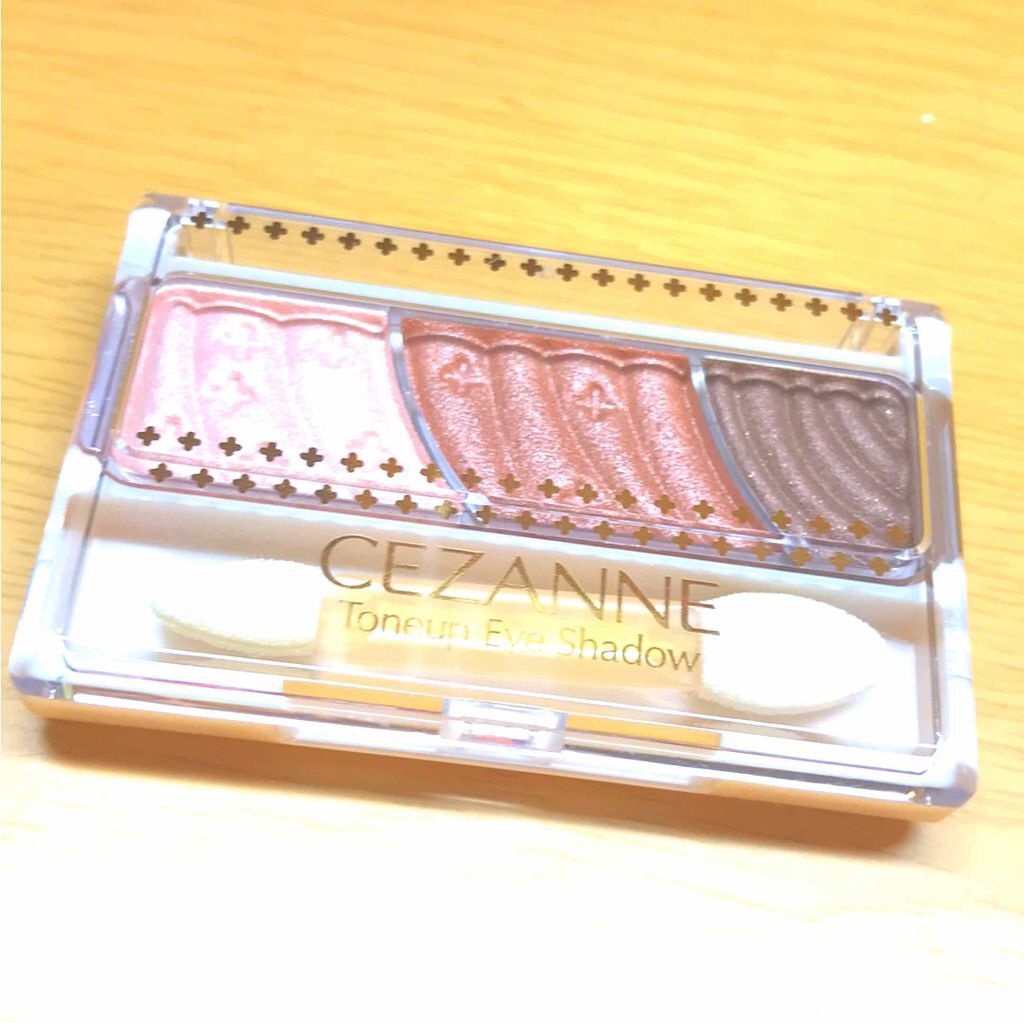 トーンアップアイシャドウ/CEZANNE/アイシャドウパレットを使ったクチコミ（1枚目）