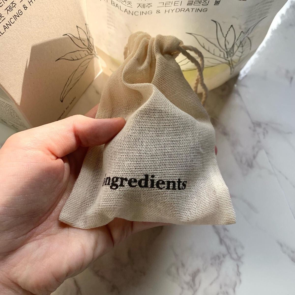 Jeju Green Tea Cleansing Ball/Ongredients/洗顔石鹸を使ったクチコミ(4枚目)