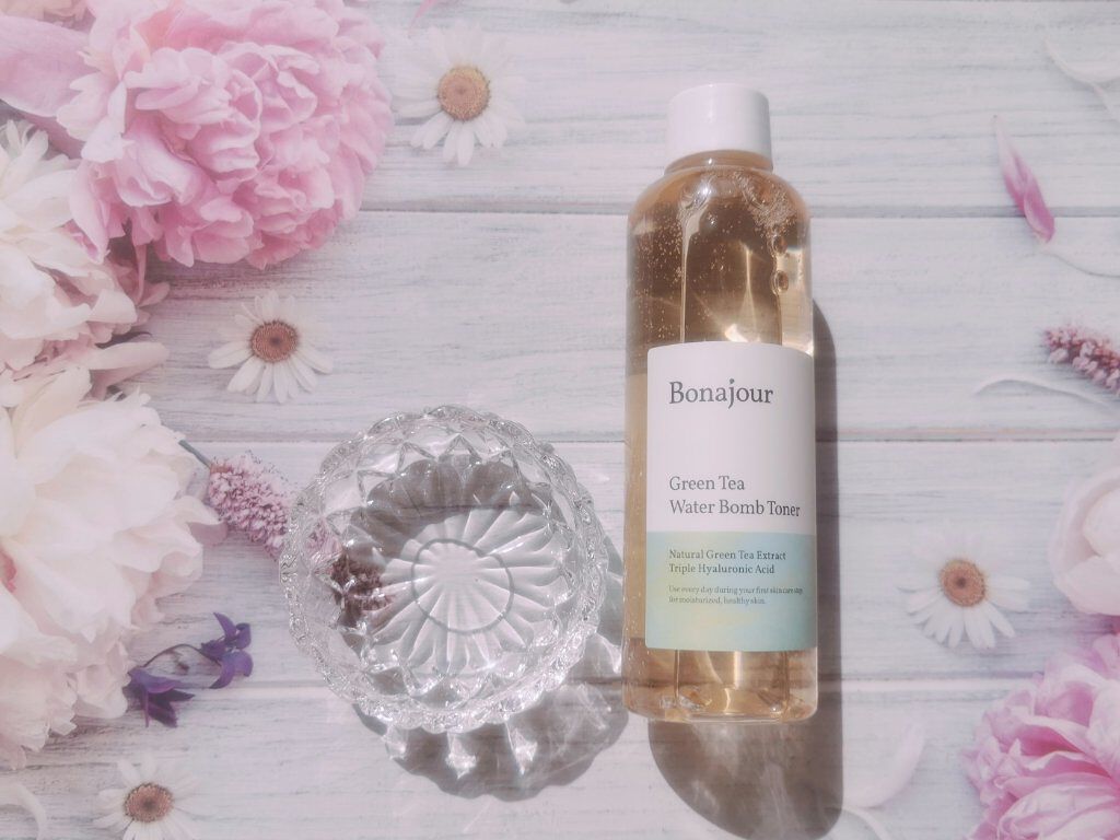 グリーンティーウォーターボム/Bonajour/フェイスクリームを使ったクチコミ（2枚目）