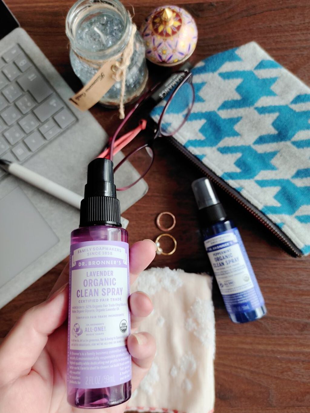 オーガニッククリーンスプレー ラベンダー/Dr. Bronner's Magic Soaps(海外)/その他を使ったクチコミ(2枚目)