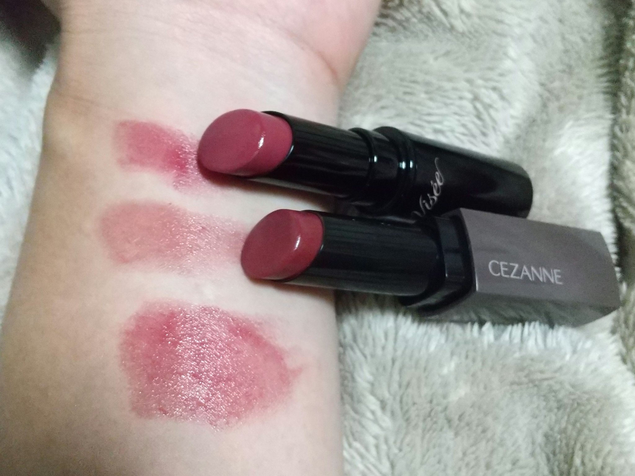 リップカラーシールド/CEZANNE/口紅を使ったクチコミ（3枚目）