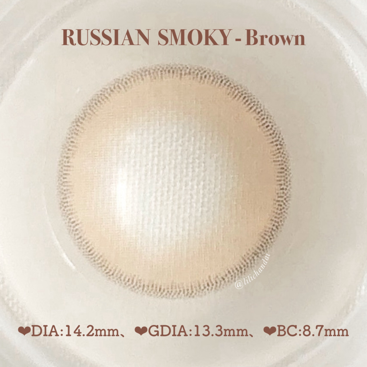 ロシアンスモーキー ブラウン/OLENS/カラーコンタクトレンズを使ったクチコミ（3枚目）