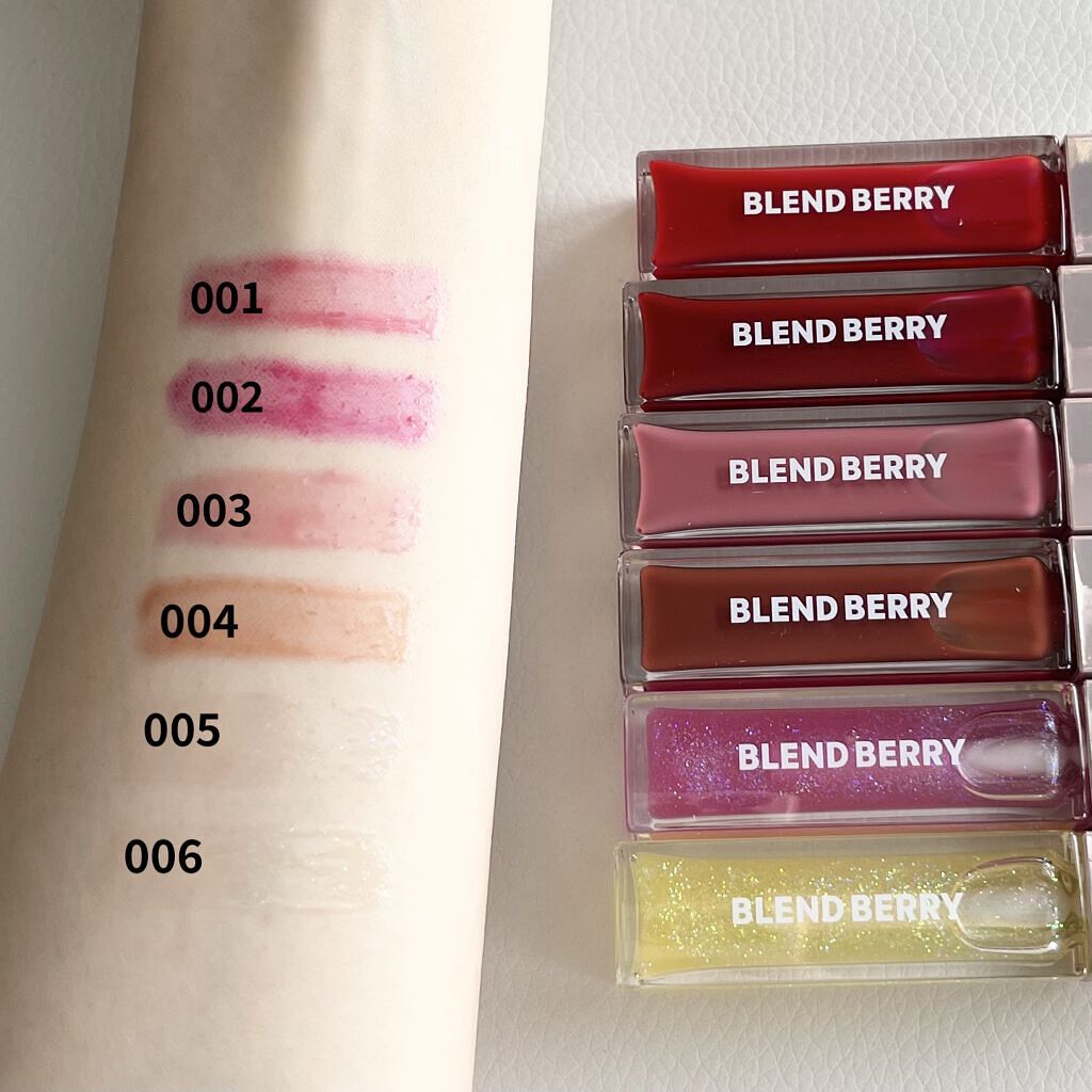 ジューシィリップデュウ/BLEND BERRY/口紅を使ったクチコミ（3枚目）
