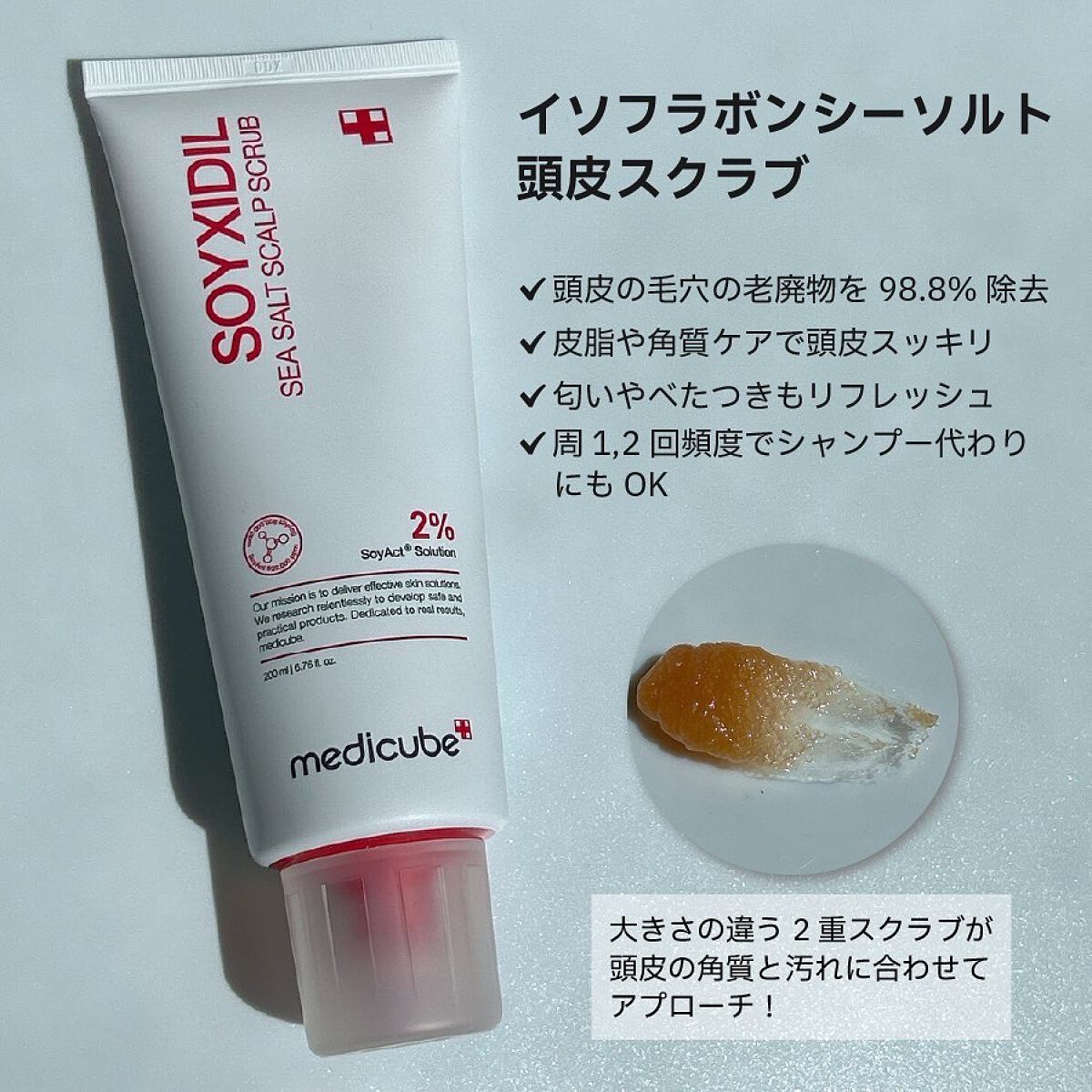 ノーウォッシュトリートメント/MEDICUBE/アウトバストリートメントを使ったクチコミ（2枚目）