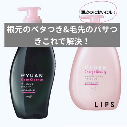 ピュアン デトクレンズシャンプー/チャージビューティトリートメント なめらかリッチ/ピュアン/シャンプー・コンディショナーを使ったクチコミ(1枚目)