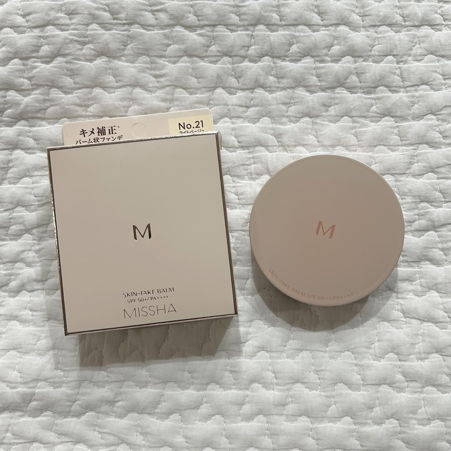 ミシャ M スキンフェイクバーム/MISSHA/クリーム・エマルジョンファンデーションを使ったクチコミ（1枚目）