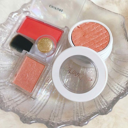 パウダー チーク/ちふれ/パウダーチークを使ったクチコミ(2枚目)