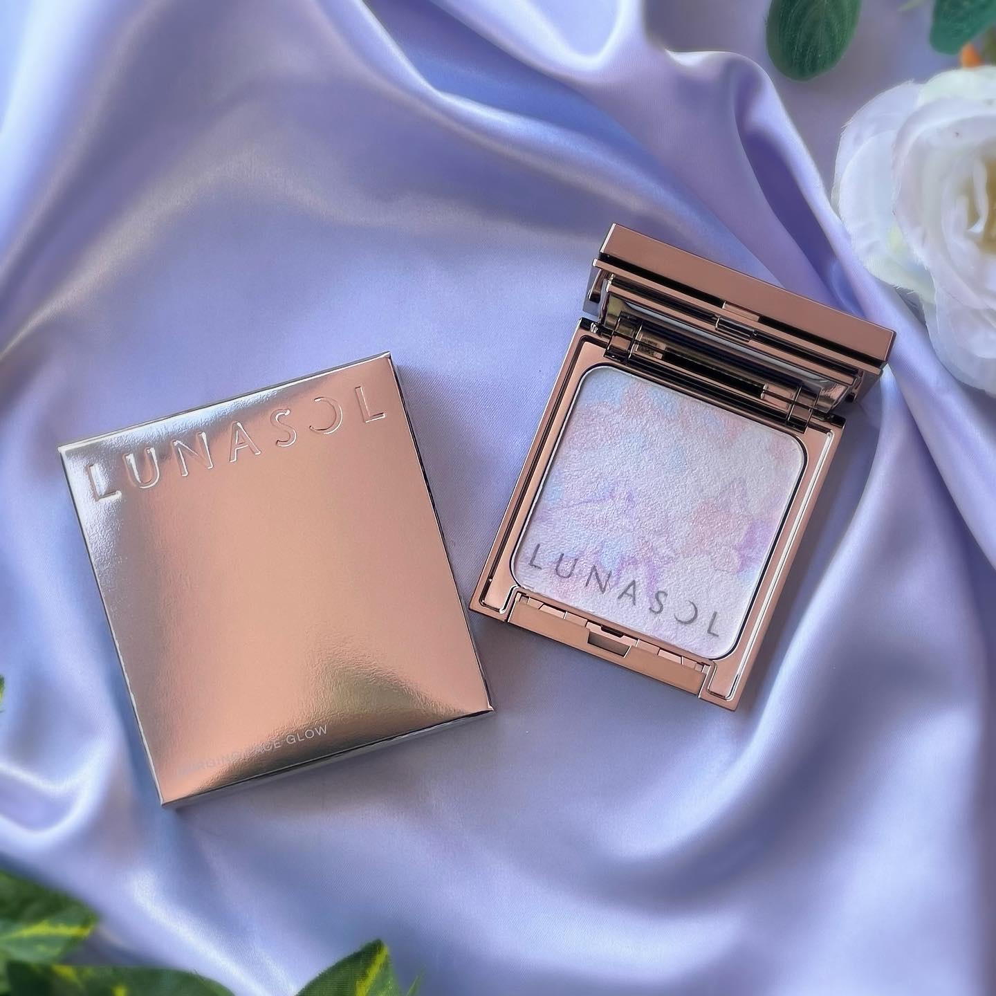 マージングフェースグロウ/LUNASOL/プレストパウダーを使ったクチコミ（1枚目）