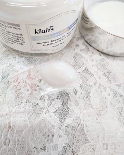 フレッシュリージュースドビタミンEマスク(90g)/Klairs/フェイスクリームを使ったクチコミ(3枚目)