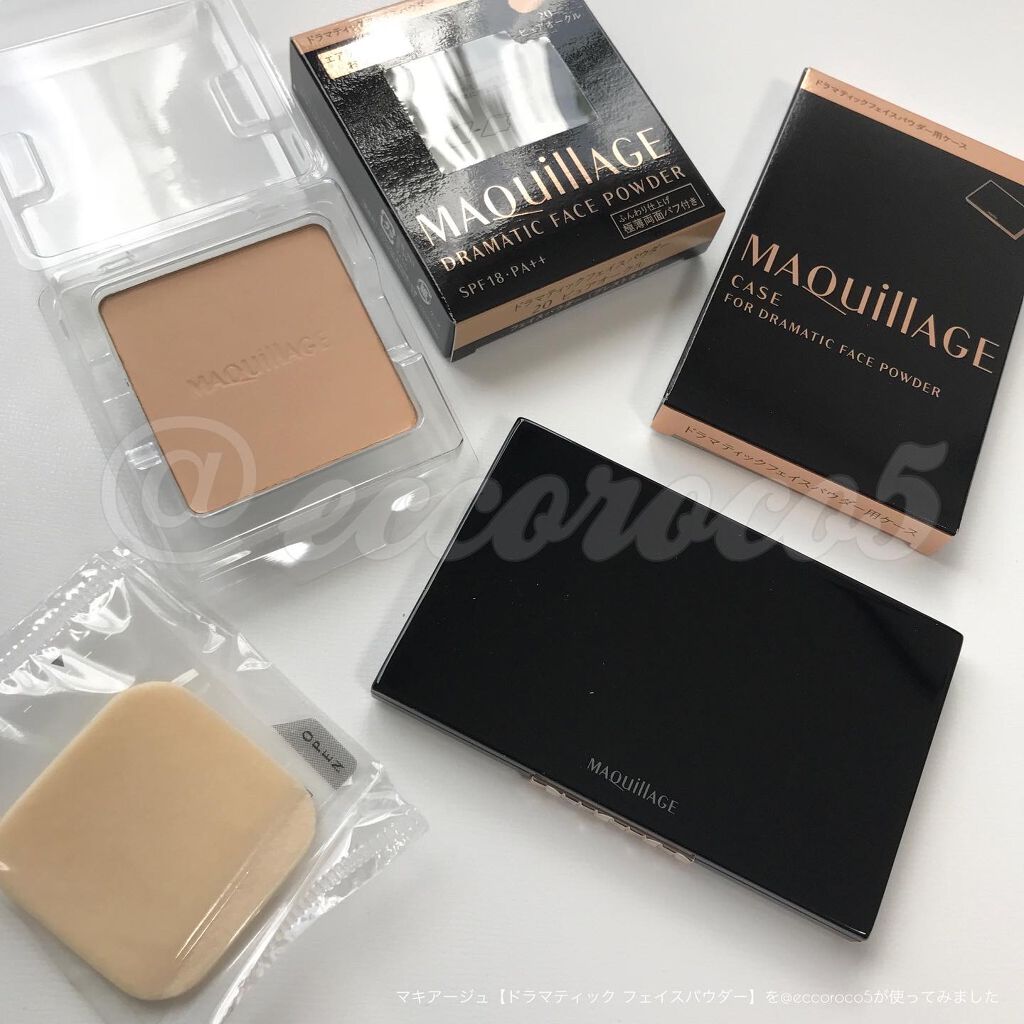 ドラマティックフェイスパウダー/マキアージュ/プレストパウダーを使ったクチコミ(4枚目)