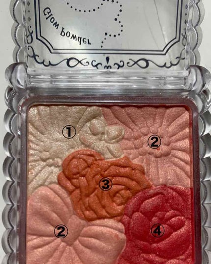 グロウフルールチークス/キャンメイク/パウダーチークを使ったクチコミ(2枚目)