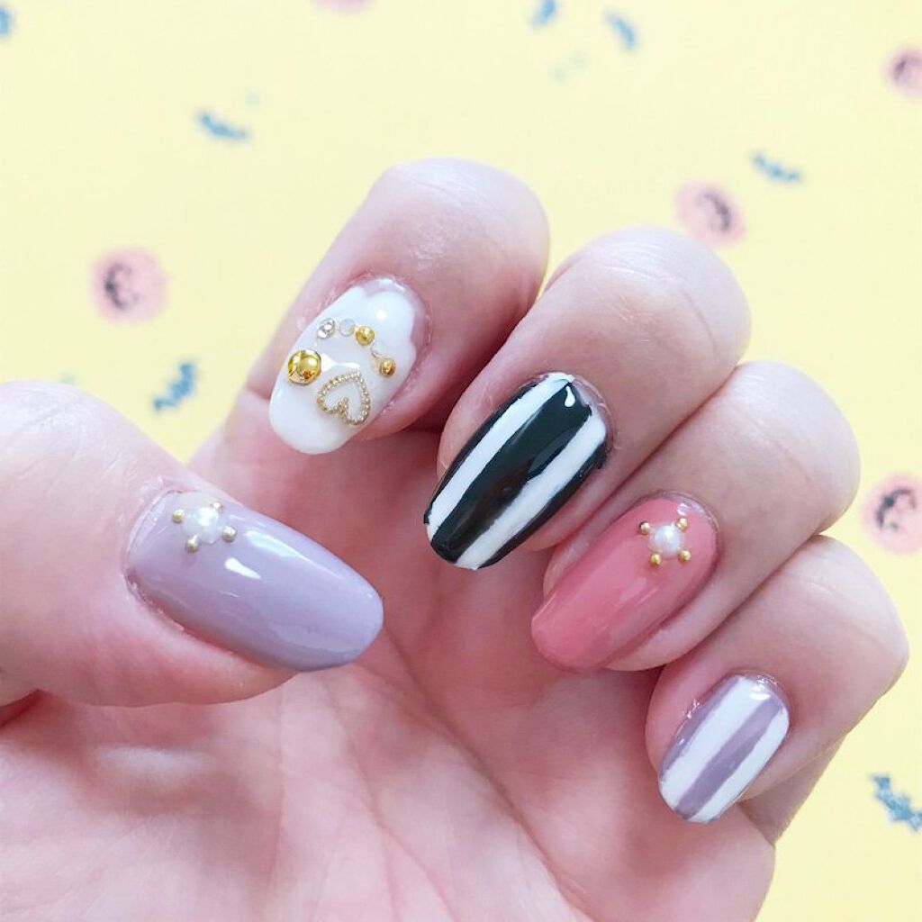 ジェルネイル（ライト対応）/セリア/ジェルネイルを使ったクチコミ（1枚目）