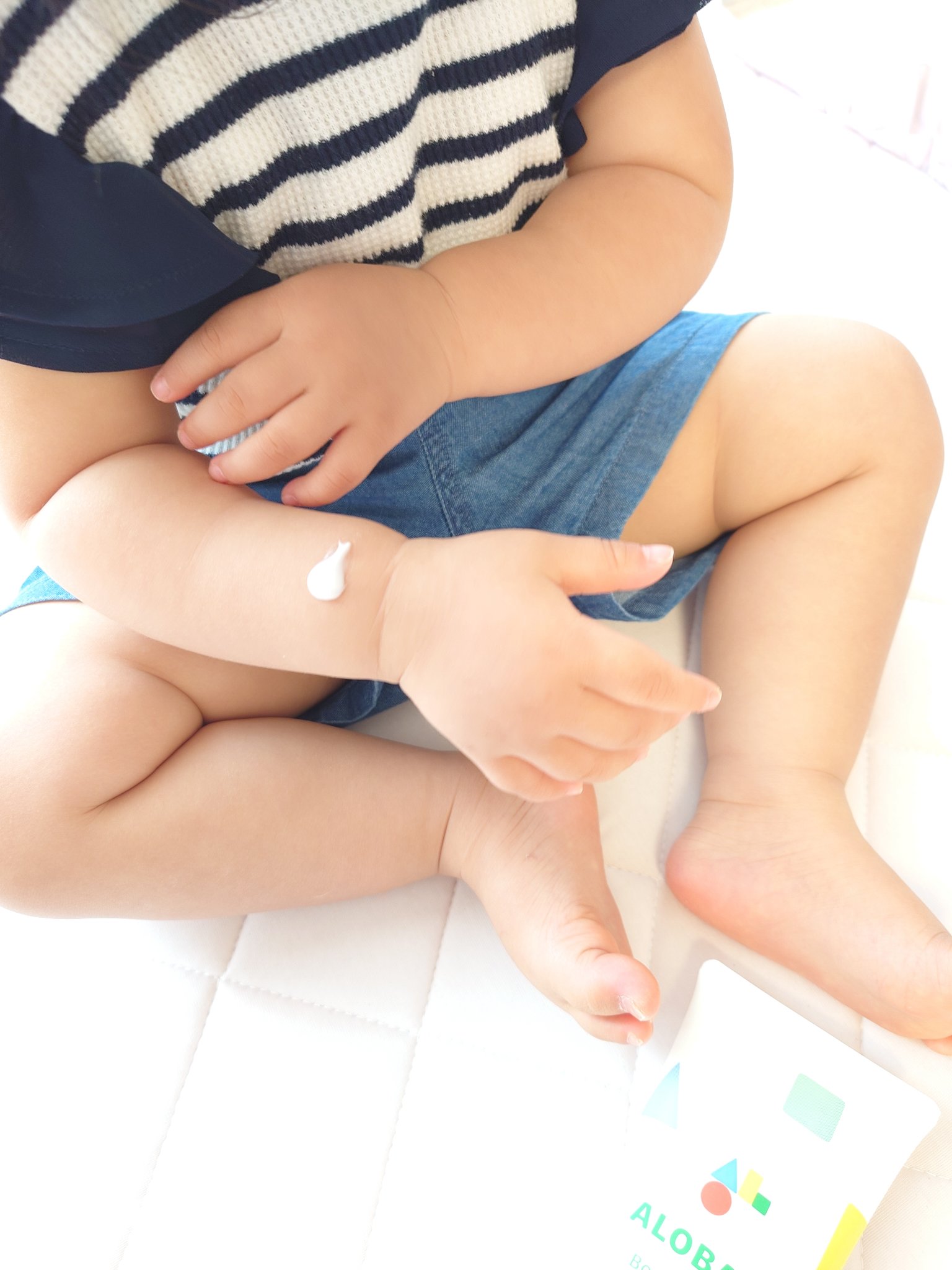 アロベビー ボディクリーム/ALOBABY/ボディクリームを使ったクチコミ（3枚目）