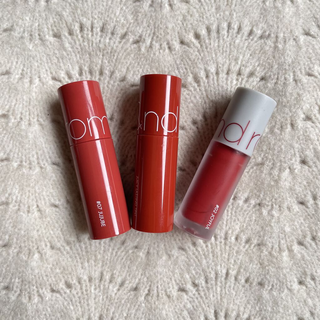 ベストティントエディション ミニリップキット 01 ウォームトーン/rom&nd/リップティントを使ったクチコミ（1枚目）