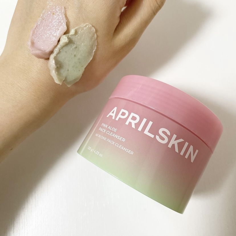 ピンクアロエメレンゲクレンザー/APRILSKIN/その他洗顔料を使ったクチコミ（3枚目）