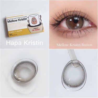 Mellow Kristin/Hapa kristin/カラーコンタクトレンズを使ったクチコミ（3枚目）