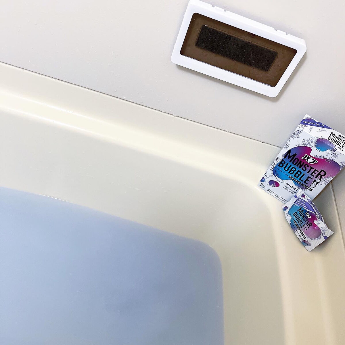 モンスターバブル NIGHTモード /バブ/炭酸系入浴剤を使ったクチコミ（2枚目）