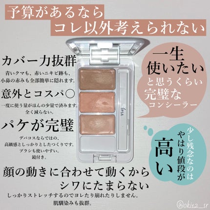 クリエイティブコンシーラーe/IPSA/パレットコンシーラーを使ったクチコミ(4枚目)