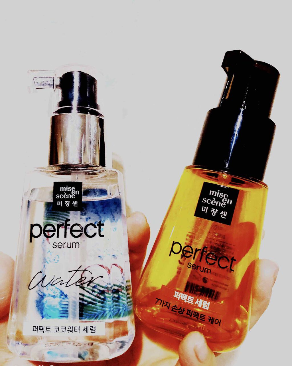 パーフェクトココウォーターセラム/miseenscene/ヘアオイルを使ったクチコミ（1枚目）