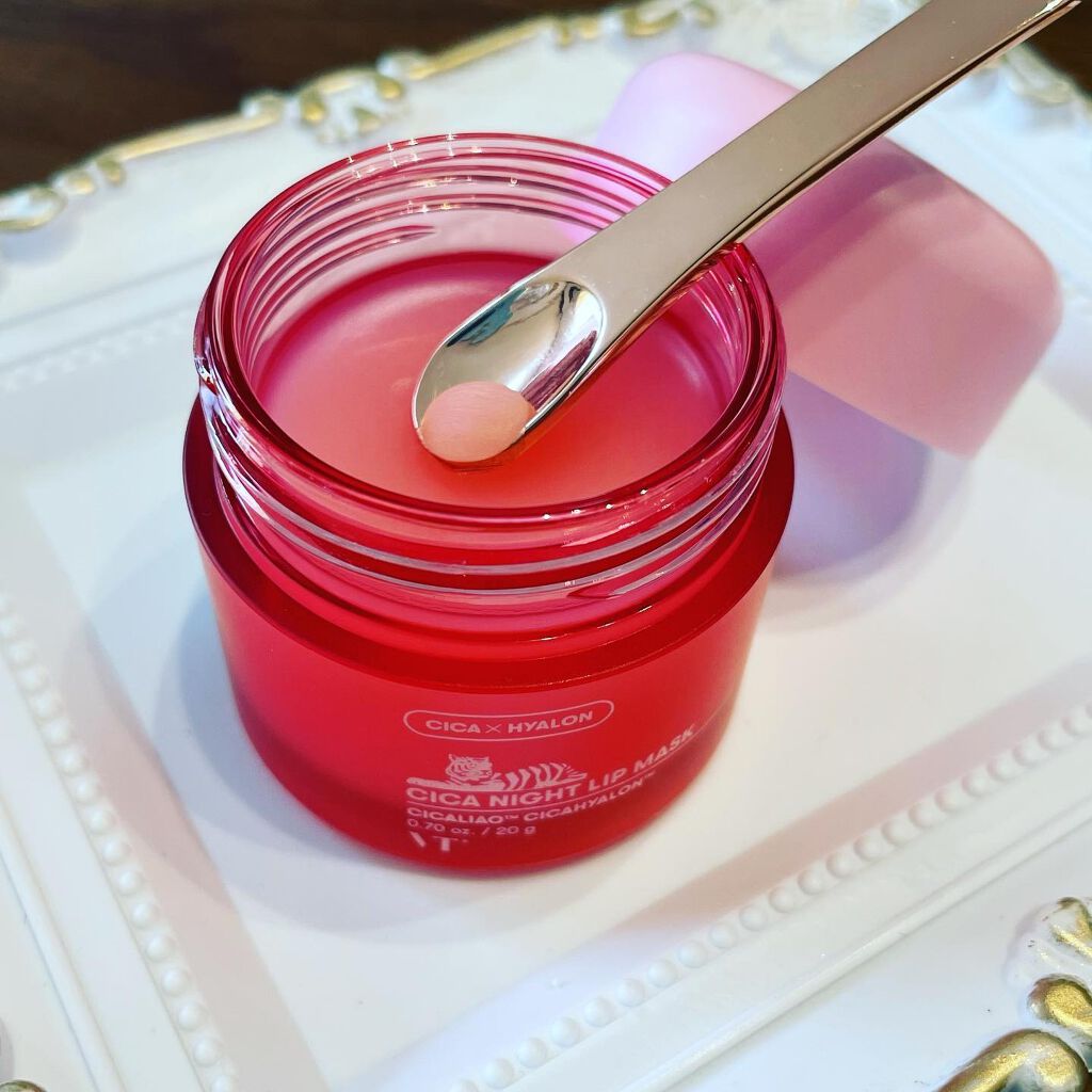 CICA ナイトリップマスク/VT/リップマスクを使ったクチコミ（2枚目）