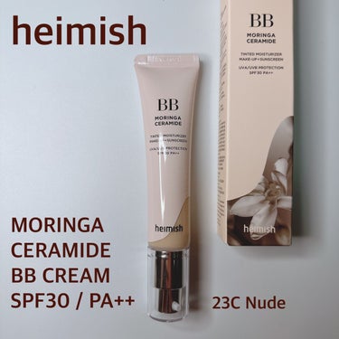 MORINGA CERAMIDE BB CREAM/heimish/BBクリームを使ったクチコミ（1枚目）