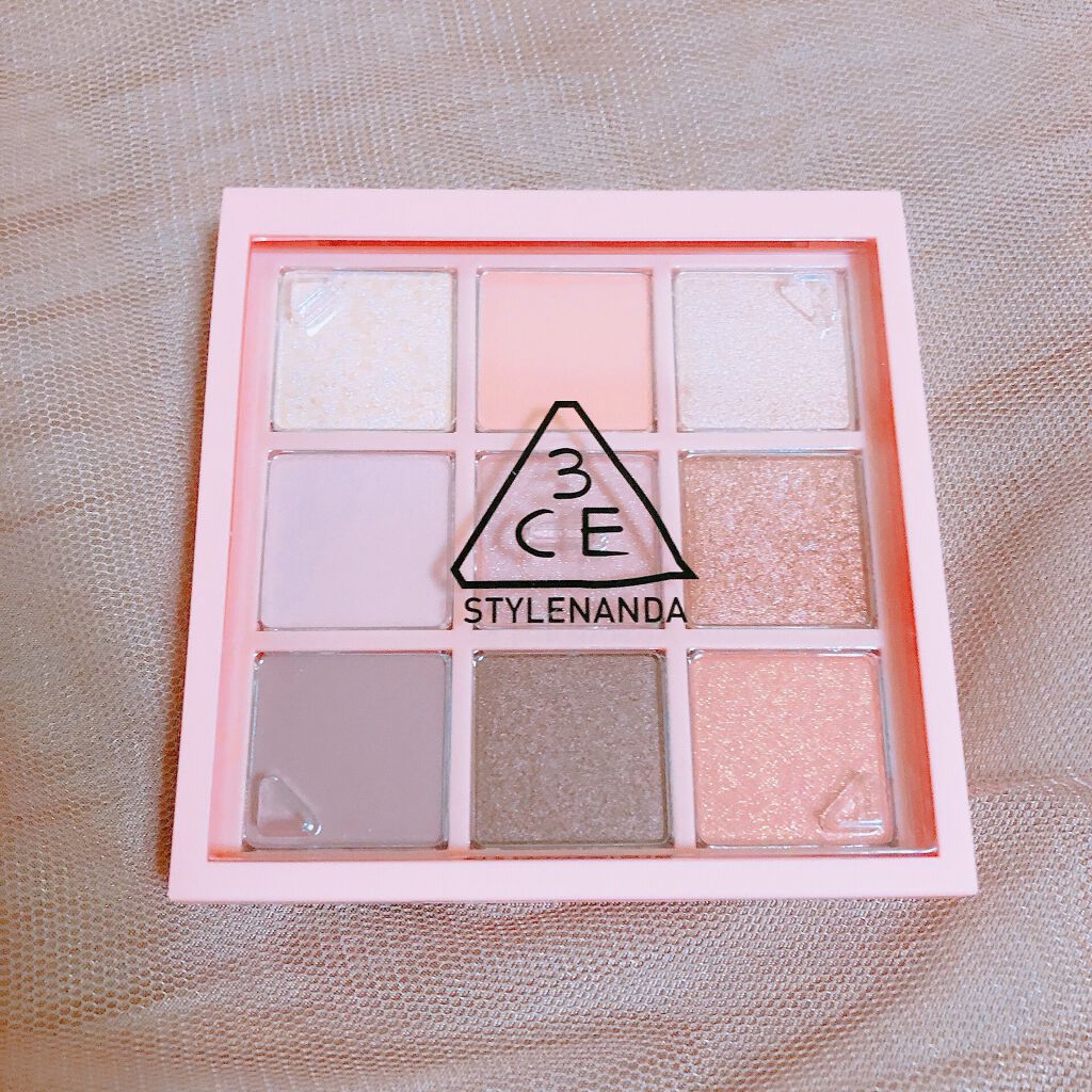 3CE 3CE マルチアイカラーパレットのクチコミ「@miik_ さんのレビューでこちらを見て、めちゃくちゃ可愛い！💗と衝撃を受けて真似っ子させて.....」（2枚目）