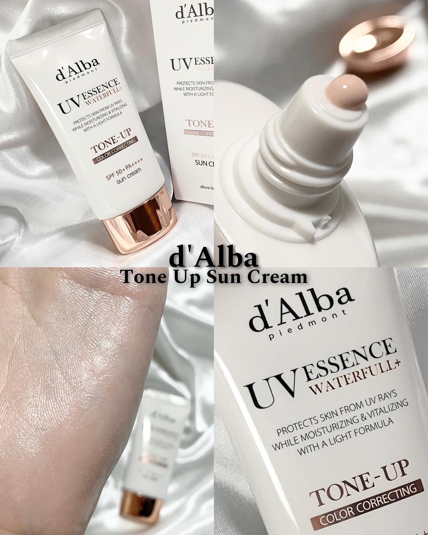 ウォータフルトーンアップサンクリーム/ダルバ/日焼け止めクリームを使ったクチコミ（1枚目）