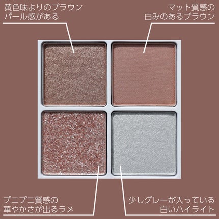 THE アイパレR/b idol/アイシャドウパレットを使ったクチコミ(3枚目)