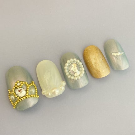 ダイソー エスポルール ネイルポリッシュ/エスポルール/マニキュアを使ったクチコミ(4枚目)