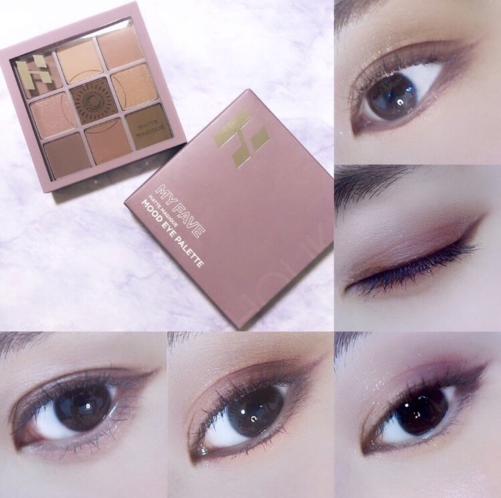 マイフェイブムードアイパレット 9カラー/HOLIKA HOLIKA/アイシャドウパレットを使ったクチコミ（1枚目）