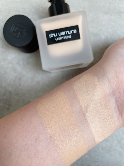 (旧)アンリミテッド ラスティング フルイド/shu uemura/リキッドファンデーションを使ったクチコミ(4枚目)
