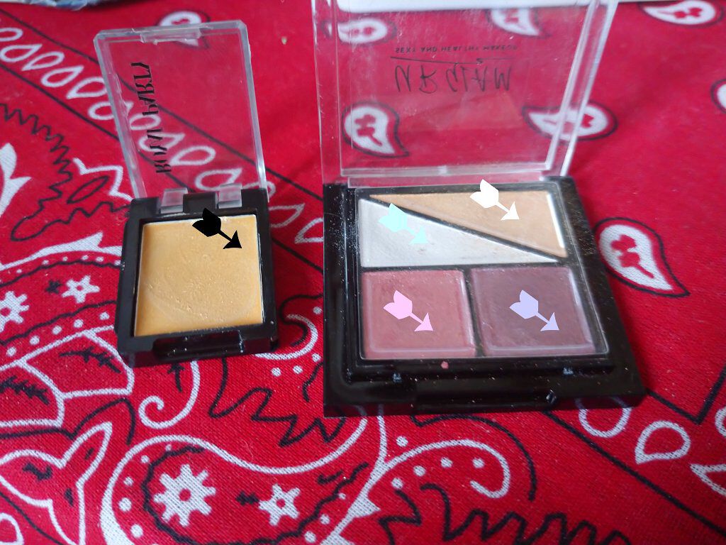 UR GLAM　VELVET EYE COLOR PALETTE イエロー&プラム/U R GLAM/アイシャドウパレットを使ったクチコミ（1枚目）